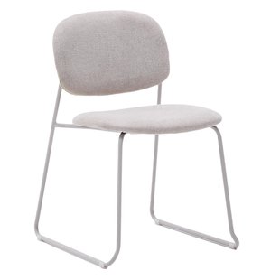 Kave Home Meli Eetkamerstoel Beige Chenille