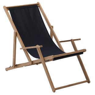 Kave Home Vilara Strand Klapstoel Zwart