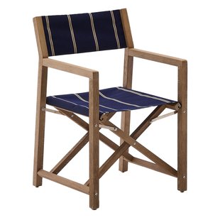 Kave Home Vilara Klapstoel Blauw/beige