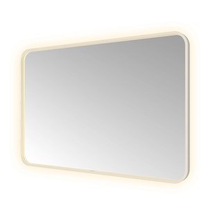 Hotbath &MORE Spiegel direct en indirect LED color changing spiegelverwarming met afstandsbediening RVS 316 SSQ128IX