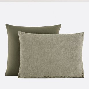 Kussensloop tweezijdig tetra/linnen , Thesari