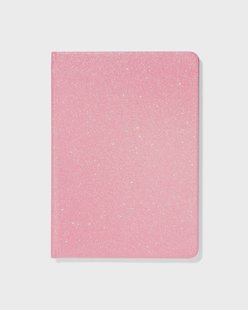 HEMA Notitieboek 21x15cm glitters roze