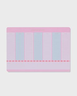 HEMA Weekplanner 29.5x21cm roze-blauw