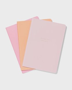 HEMA Schriften A5 gelinieerd roze - 3 stuks