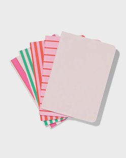 HEMA Schriften A6 gelinieerd - 5 stuks