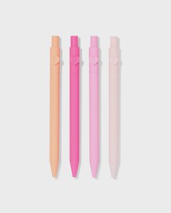 HEMA Pennenset Met Hart - 4 Stuks HEMA Pennenset Met Hart - 4 Stuks