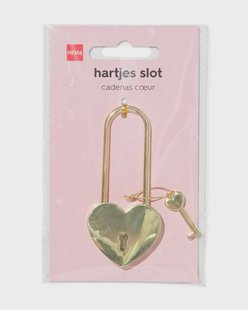 HEMA Slot hartjes 10x4.5cm