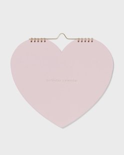 HEMA Kalender 23x26cm hartje roze