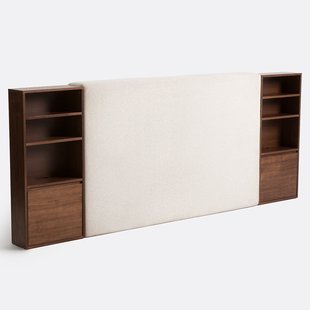 Hoofdbord met opberging, Fabi