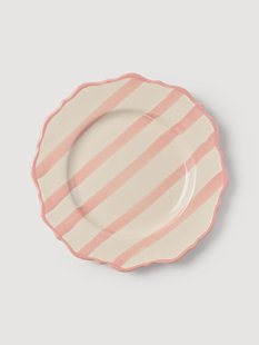 Handbeschilderde dinerborden Donald, set van 4