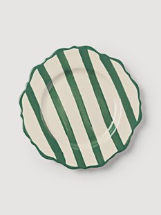 Handbeschilderde dinerborden Donald, 4-delig