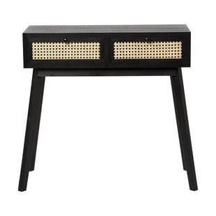 Sidetable Java met laden - bruin - 77.5x80x30 cm