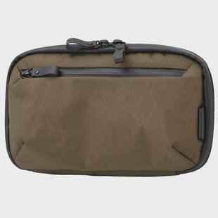 Alpaka Gear Elements Tech Case Mini AD010210506 Olive Green X-Pac VX42, tech-organizer en crossbodytas