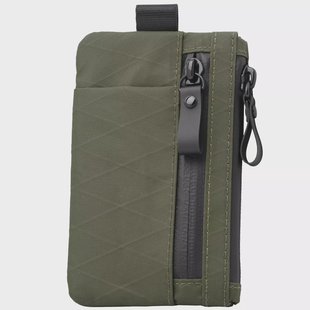 Alpaka Gear Zip Cardholder AD010340503 Dark Green, X-Pac VX21, kaarthouder en EDC-organizer