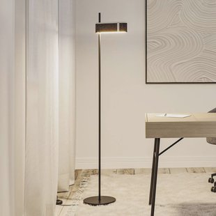 Paulmann Smart LED vloerlamp Jagun, antraciet, 151 cm vilt