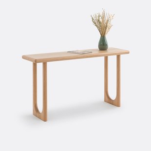 Wandtafel, massief eiken en eikenfineer L140 Douve