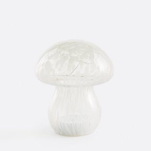 Decoratieve glazen ledlamp in paddenstoelvorm Onoki