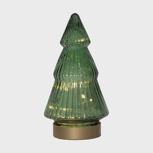 Star Trading Verde glazen decoratie LED 20 cm Groen Star Trading Verde glazen decoratie LED 20 cm Groen