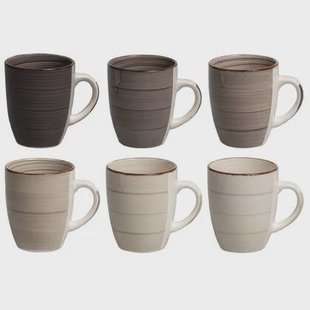 Studio Tavola Mokken Vintage Loft 350 ml - 6 stuks