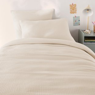 Kinderdekbedovertrek in gaas/gewassen katoen, Kumco