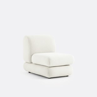 Modulaire haardstoel, reliëf stof, HOOVER