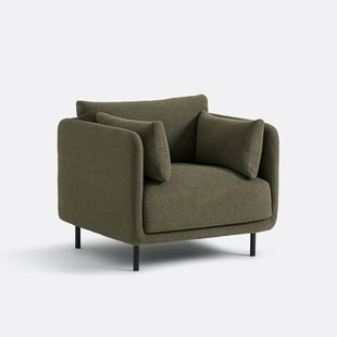 Fauteuil, fijne badstof, Victor
