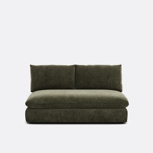 Modulaire 2-zitsbank.gemêleerd polyester, Malo