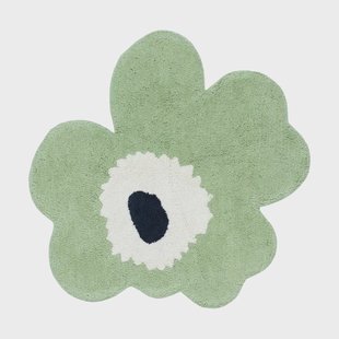 Marimekko Unikko badmat 73x74 cm Sage-off white Marimekko Unikko badmat 73x74 cm Sage-off white
