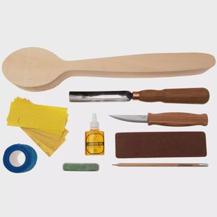 Beavercraft DIY11 Sauna Ladle Carving Kit, houtsnijset