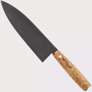 Roselli Gyuto Chef Knife R770 Carbon Steel, Curly Birch, koksmes, 19.5 cm