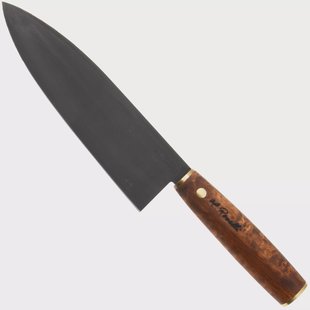 Roselli Gyuto Chef Knife R770D Carbon Steel, Stained Curly Birch, koksmes, 19.5 cm