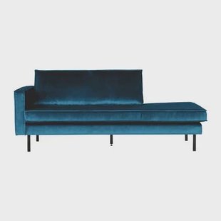 WOOOD Rodeo Daybed Links - Velvet - Blauw