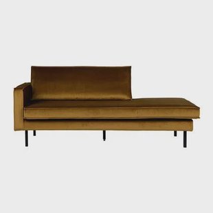 WOOOD Rodeo Daybed Links - Velvet - Honinggeel