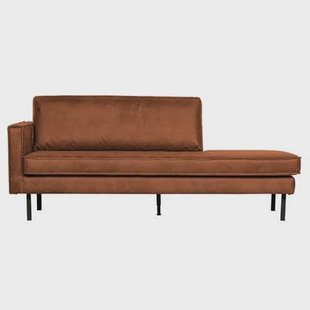 WOOOD Rodeo Daybed Links - Eco-leder - Cognac