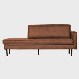 WOOOD Rodeo Daybed Rechts - Eco-leder - Cognac