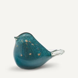Decoratieve vogel in glas Abby