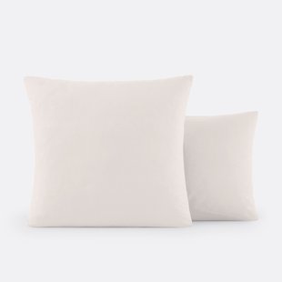 Effen kussensloop in bio katoen Scenario