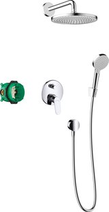 Hansgrohe Crometta S complete inbouwset 240 1jet met ééngreeps mengkraan, chroom