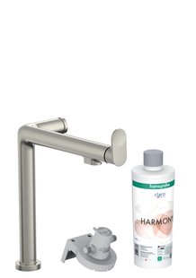 Hansgrohe Aqittura M91 Filter systeem 240, 1jet, starter set, rvs look