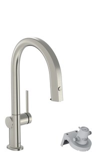 Hansgrohe Aqittura M91 Filter systeem 210, uittrekbare uitloop, 1jet, rvs look