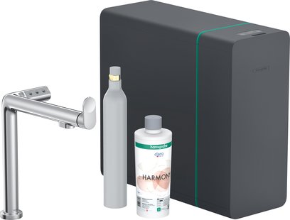 Hansgrohe Aqittura M91 keukenkraan 1jet, starter set, chroom