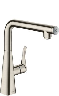 Hansgrohe Metris Select M71 ééngreeps keukenmengkraan 260, rvs look