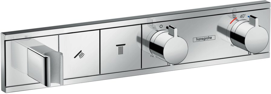 Hansgrohe RainSelect thermostaat afbouwdeel voor 2 functies, chroom