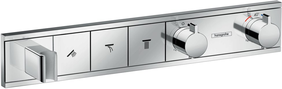 Hansgrohe RainSelect thermostaat afbouwdeel voor 3 functies, chroom