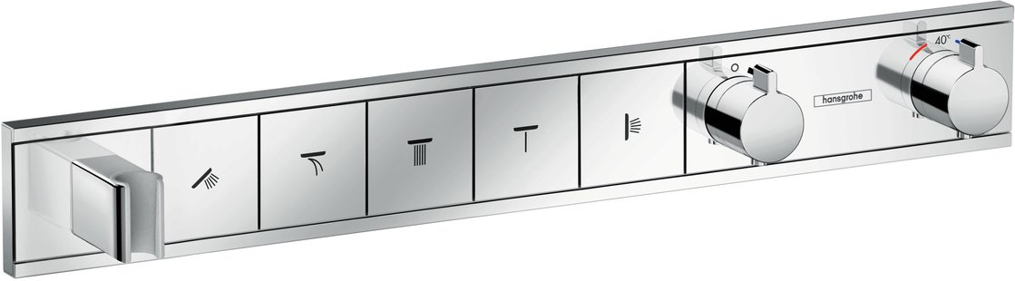 Hansgrohe RainSelect thermostaat afbouwdeel voor 5 functies, chroom