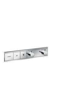 Hansgrohe RainSelect thermostaat inbouw voor 2 functies, chroom