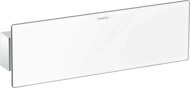 Hansgrohe FixFit muuraansluitbocht Porter 300 met wandhouder en slangaansluiting, wit/chroom