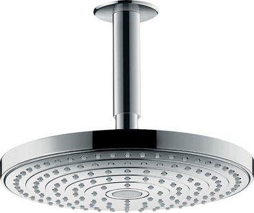 Hansgrohe Raindance Select S hoofddouche 240 2jet EcoSmart met plafondaansluiting, chroom