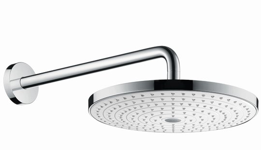 Hansgrohe Raindance Select S hoofddouche 300 2jet met douche-arm, wit/chroom
