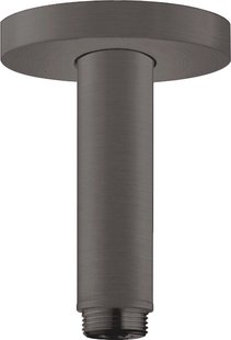 Hansgrohe plafondbevestiging S 100 mm, Brushed Black Chrome